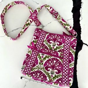 Vera Bradley Julep Tulip Crossbody Bag Pink & Green